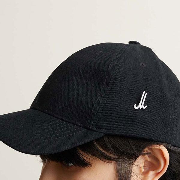 MUHLBAUER（ミュールバウアー） コットン ローキャップ 無地 ブラック