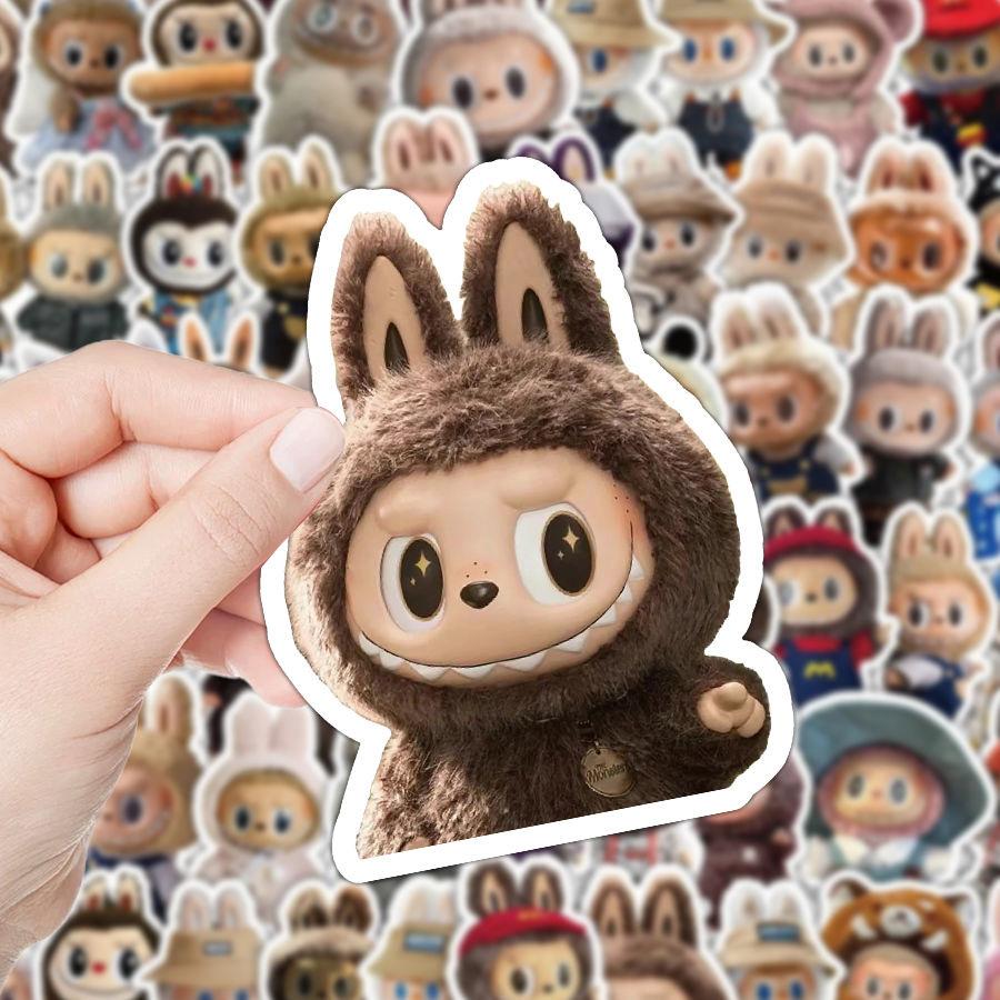 期間限定500円offクーポン／62枚セット ラブブ ステッカー シール