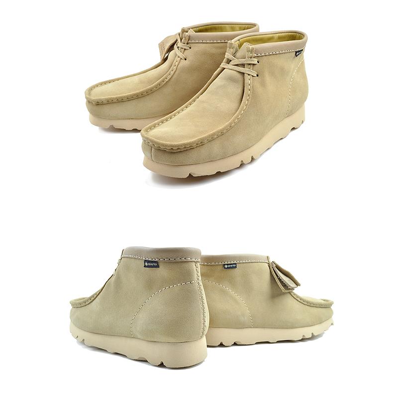 Clarks（クラークス） ワラビーブーツ ゴアテックス メープル スエード
