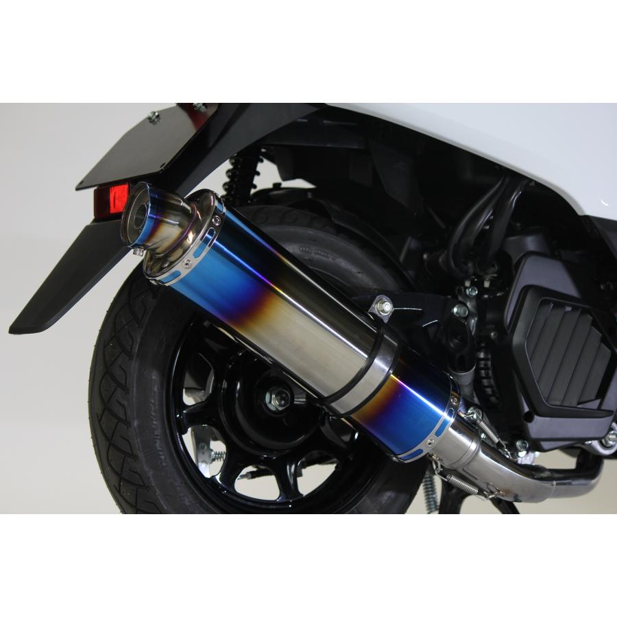 ジョグ JOG バイクマフラー 2BH-AY01 S346 ステンレス ブルーカラー