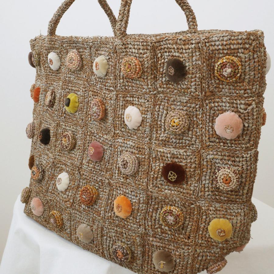 sophie digard ソフィーディガール ラフィア バッグ BAG ビスケット