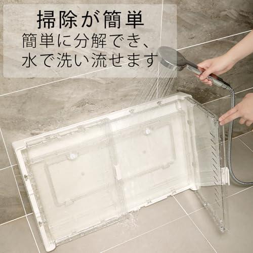 Yulezen 折りたたみ式アクリル透明ハムスターケージ、小動物用の快適で