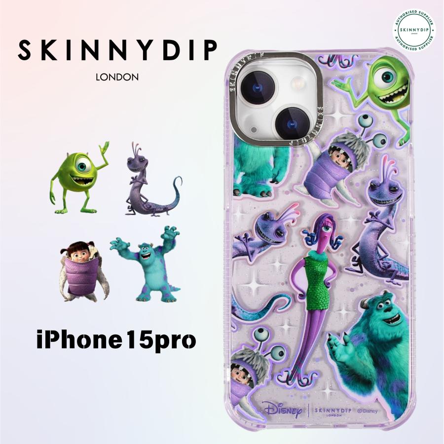 iphone15proケース モンスターズインク スキニーディップ ディズニー