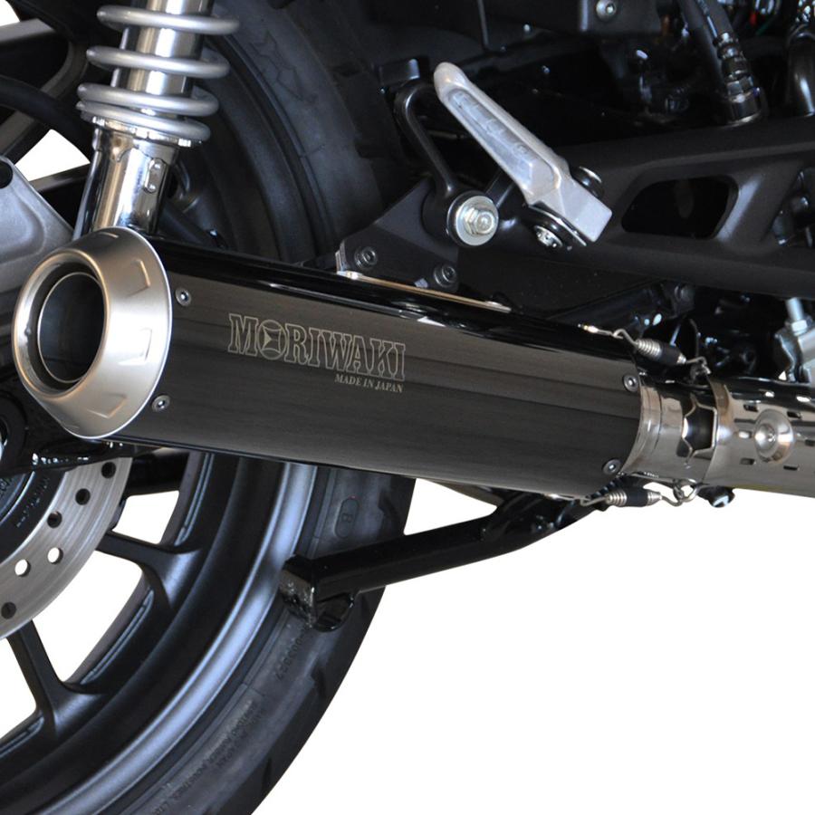 ホンダ GB350、GB350S ショートメガホン スリップオンマフラー(JMCA