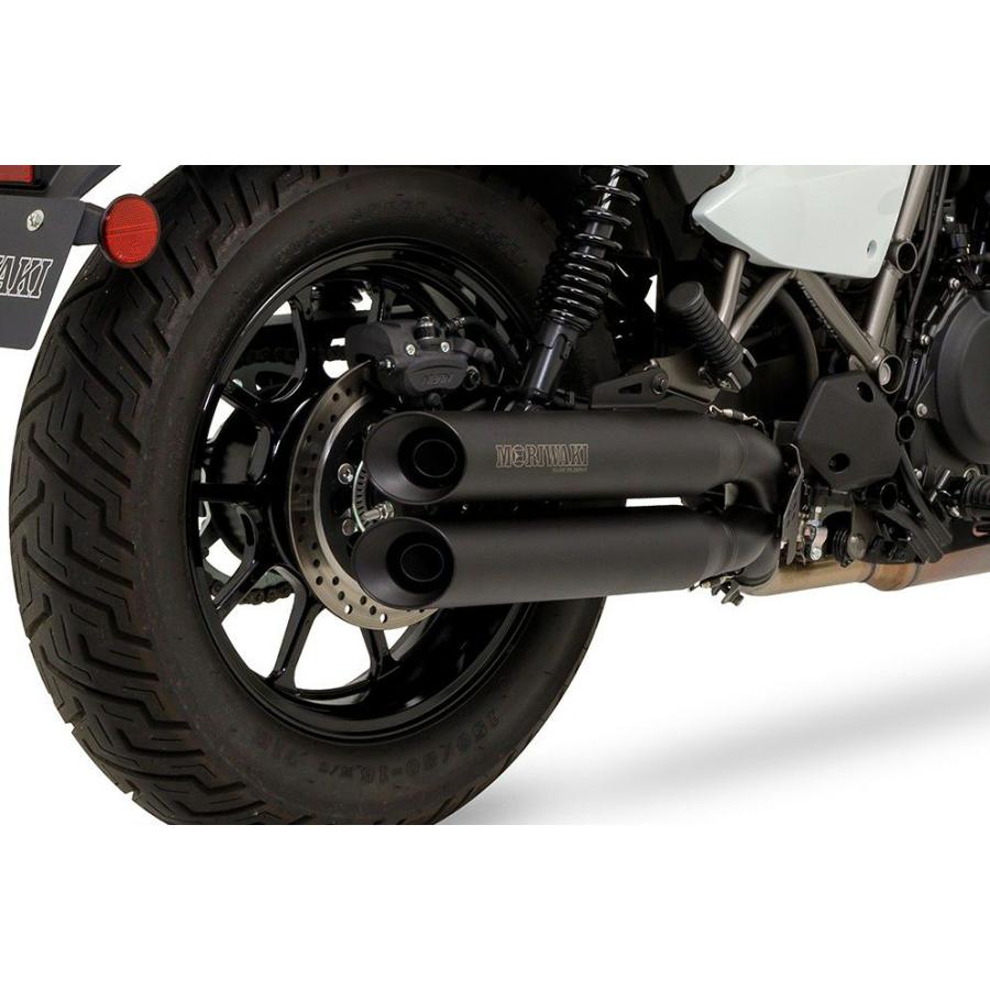エリミネーター 400 スリップオンマフラー CROSS TWIN BLACK モリワキ