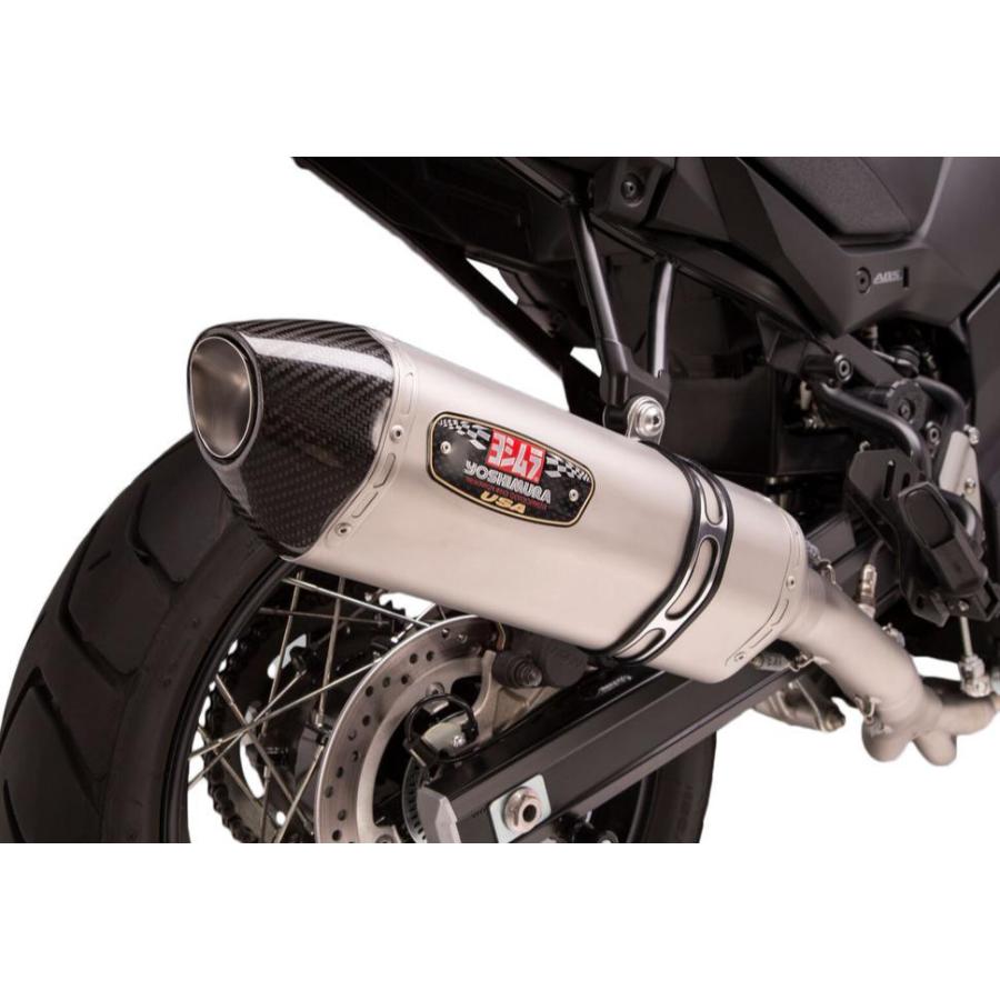 ヨシムラUSA R-77 ステンレス/カーボン スリップオン 3/4 マフラー