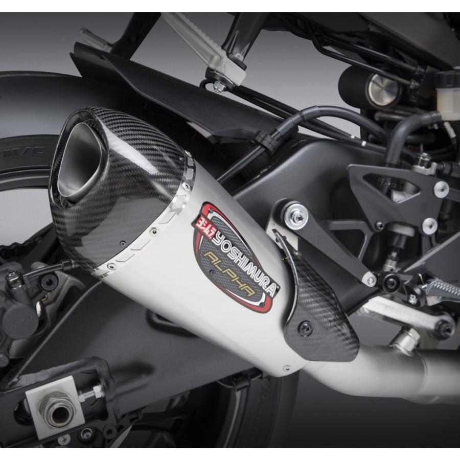 ヨシムラUSA アルファT レース ステンレス 3/4 スリップオン マフラー