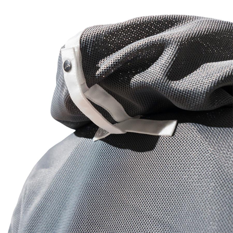 56デザイン メッシュジャケット ボーダー メッシュ パーカー バイク