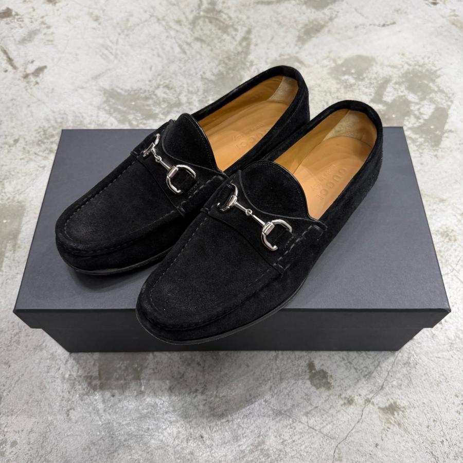 GUCCI（グッチ） ホースビット ローファー スエード レザー モカシン