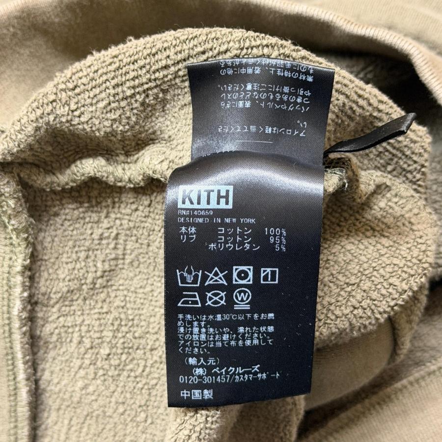 KITH Reverse Paneled Crewneck リバースロゴ刺繍 クルーネック