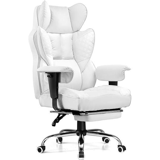 ゲーミングチェア オフィスチェア 上品な型押しデザイン ポケット