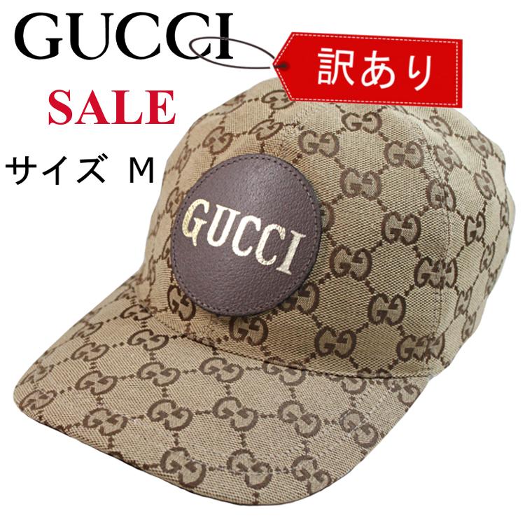 GUCCI（グッチ） 【訳あり】グッチ キャップ ベースボール サイズM GG