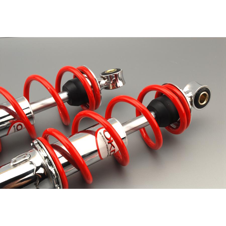 スーパーカブ OKD製荒巻サスペンション250mm赤モンキー カブDAX B40