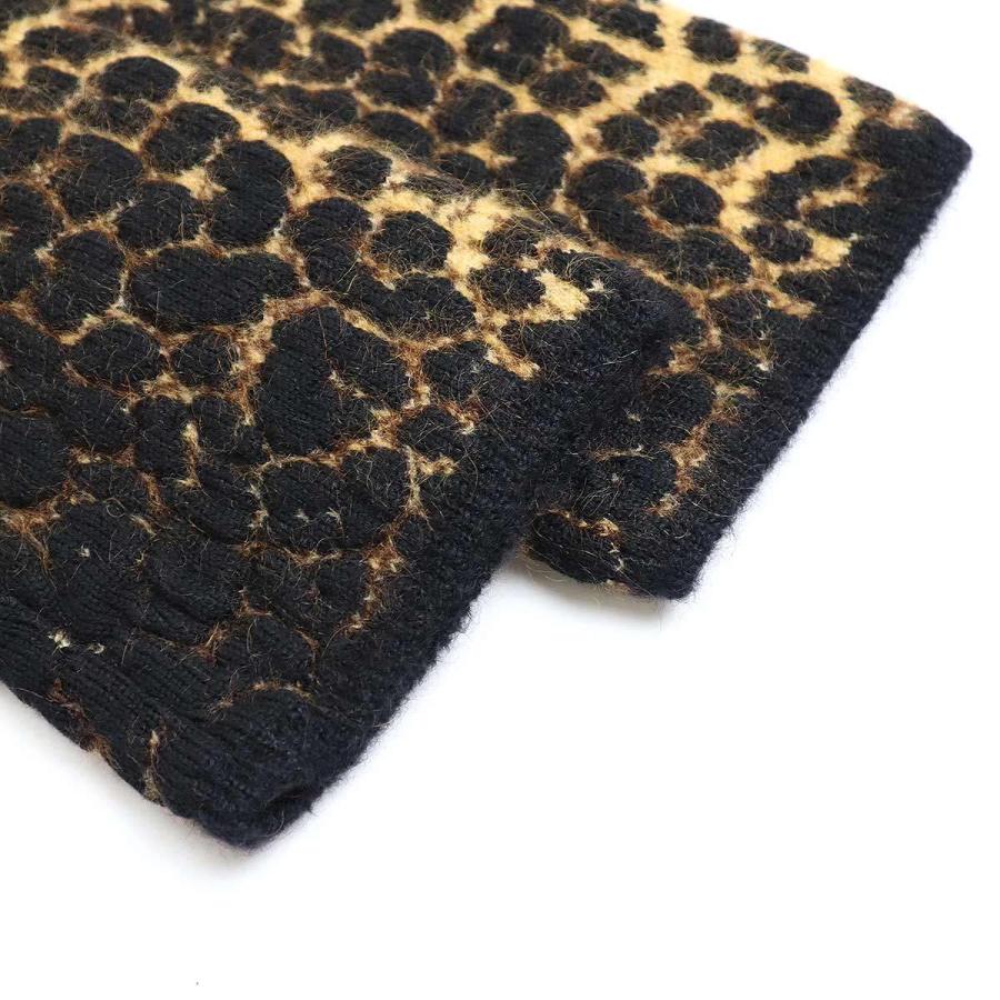 SAINT LAURENT PARIS サンローラン パリ 20AW ウールモヘアレオパード