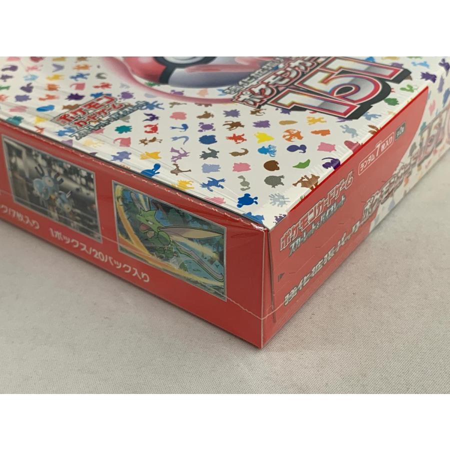 シュリンク未開封】ポケモンカードゲーム 151 BOX 傷有り ポケモン