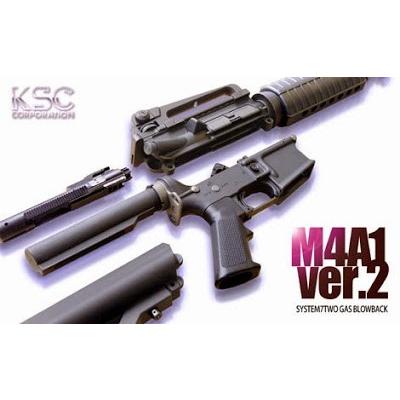 爆買いWEEK5％OFFクーポン】KSC・M4A1 ver.2 ブローバックガスガン