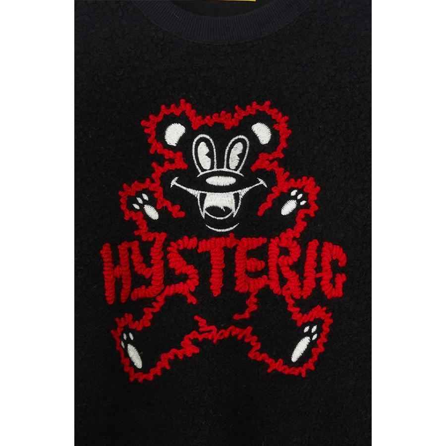 HYSTERIC GLAMOUR ヒステリックグラマー 01253CS03 FIRE BEAR刺繍