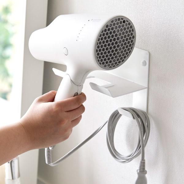 tower ドライヤーホルダー 壁掛け おしゃれ ドライヤー収納 洗面台