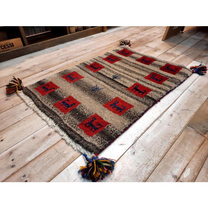 アスワン ラグ 絨毯 カーペット ギャッベ ギャベ ギャッベ 手織り