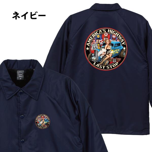 ピンナップガール Hot rod LASTSTOP ボア付きコーチジャケット ホット