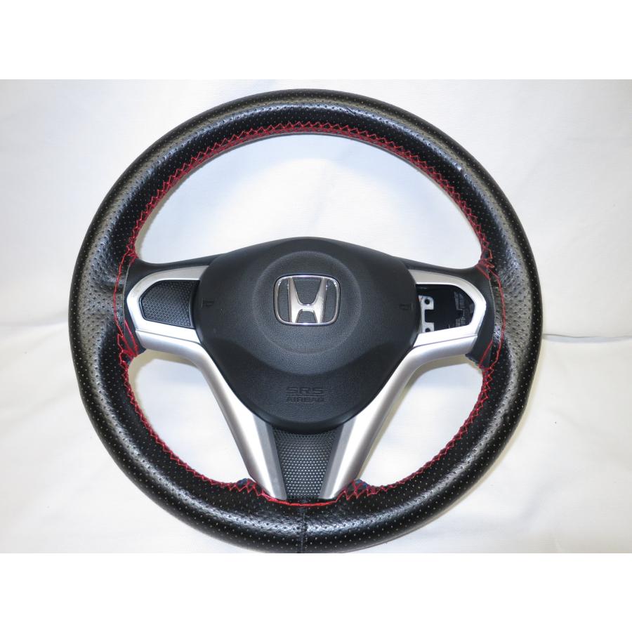 CRZ CR-Z CRーZ ZF2 ZF1 純正 革 ステアリング ハンドル エアバック