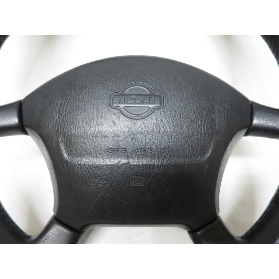 180SX 中期型 RPS13/KRPS13 純正 革 ステアリング ハンドル エアバック
