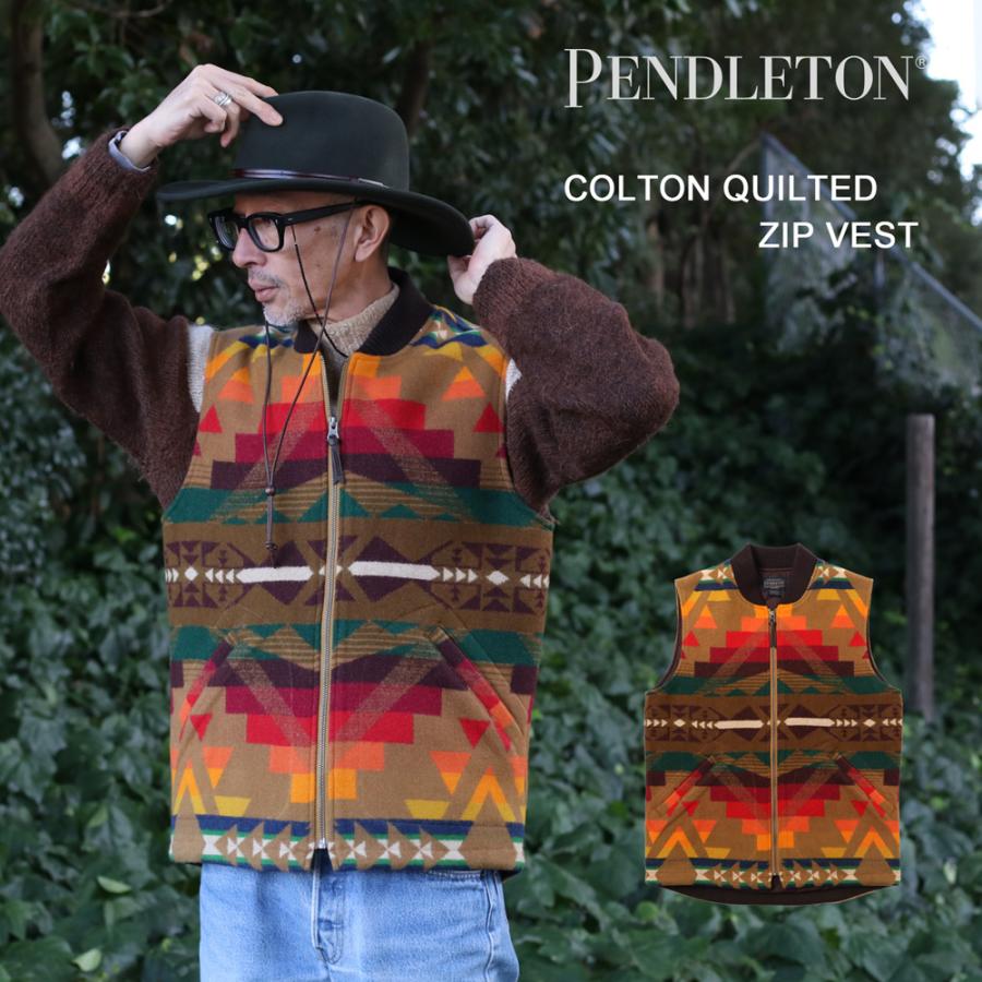PENDLETON ペンドルトン COLTON QUILTED ZIP VEST ウールベスト