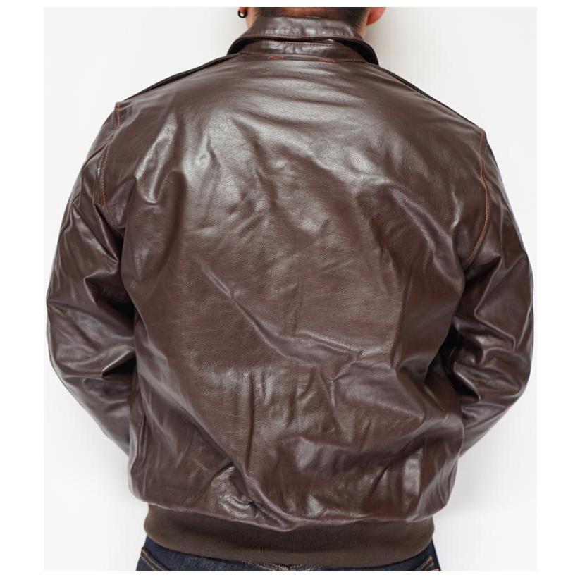 AVIREX（アヴィレックス） A-2 プレーン フライト レザー ジャケット