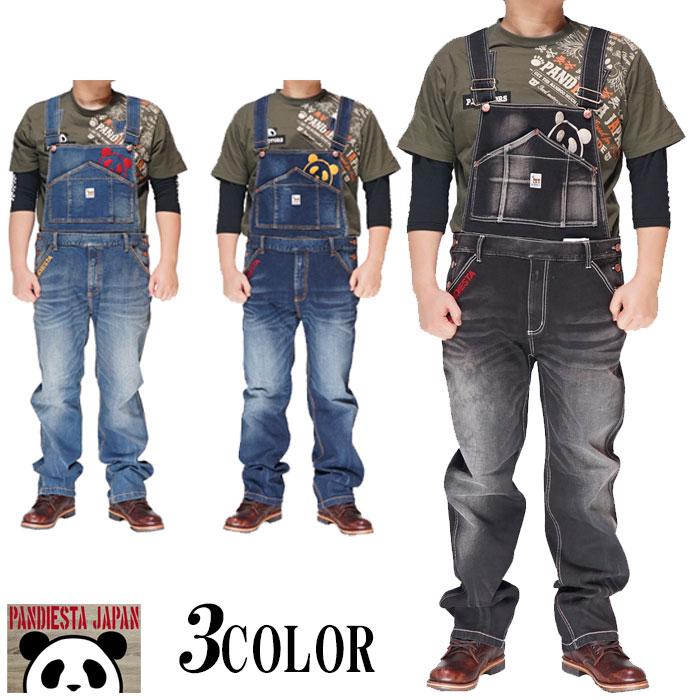 PANDIESTA（パンディエスタ） オーバーオール パンダ のぞきパンダ