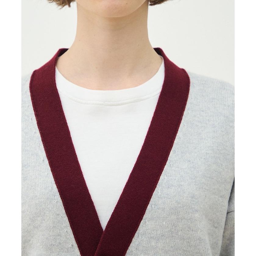 MACPHEE（マカフィー） 【MACPHEE】NZ LAMBS Vネックカーディガン