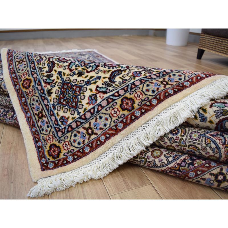 新品 ペルシャ 絨毯 ムード 産 縦3m 横2m 6m2 〜6帖 大判 サイズ 295 x