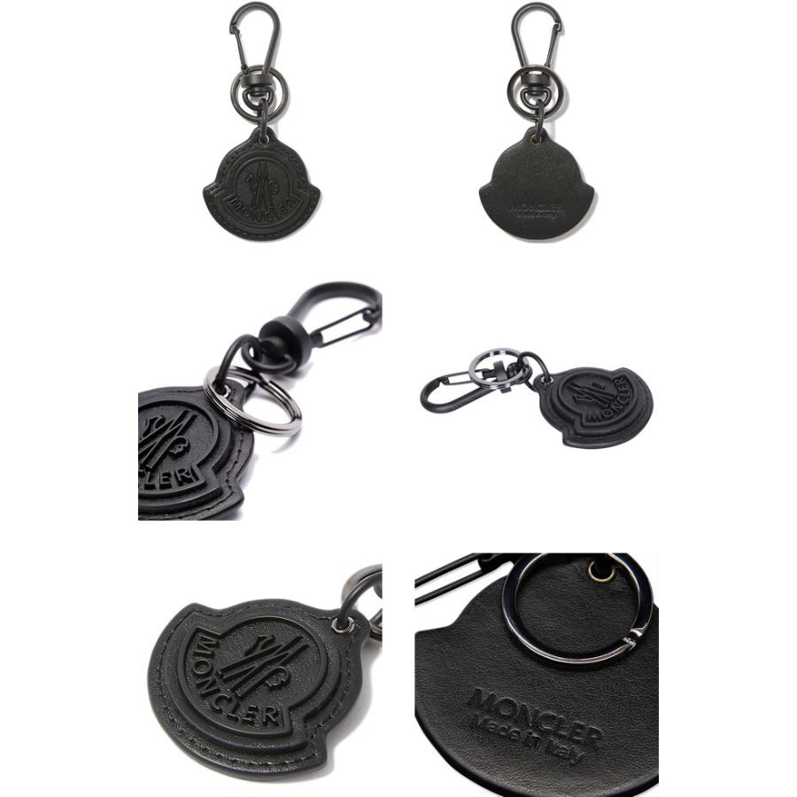 MONCLER（モンクレール） キーホルダー バッグチャーム ロゴ レザー