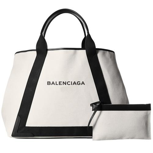 BALENCIAGA（バレンシアガ） バッグ トート ネイビーカバス M