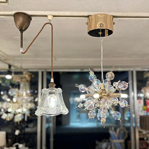 ペンダントライト 4灯 ガラス バブルシャンデリア LED付属 おしゃれ