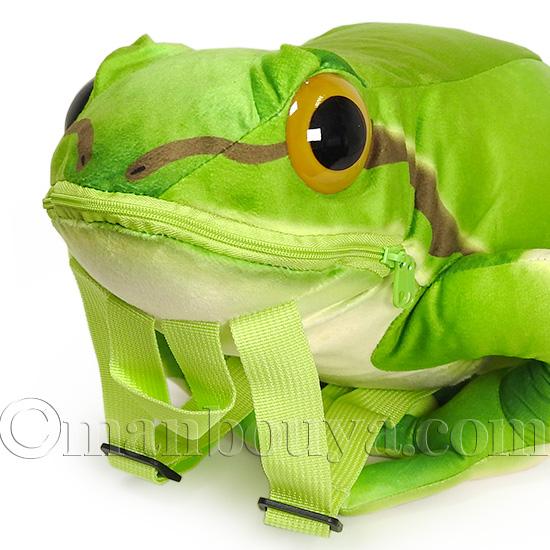 カエル ぬいぐるみ リュック おもしろ雑貨 リアル かえる バッグ