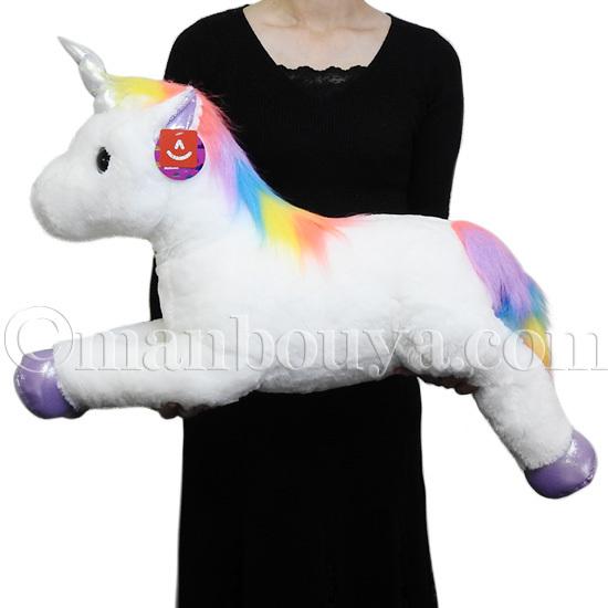 SALE 20％OFF ユニコーン ぬいぐるみ 大きい カラフル オーロラ AURORA
