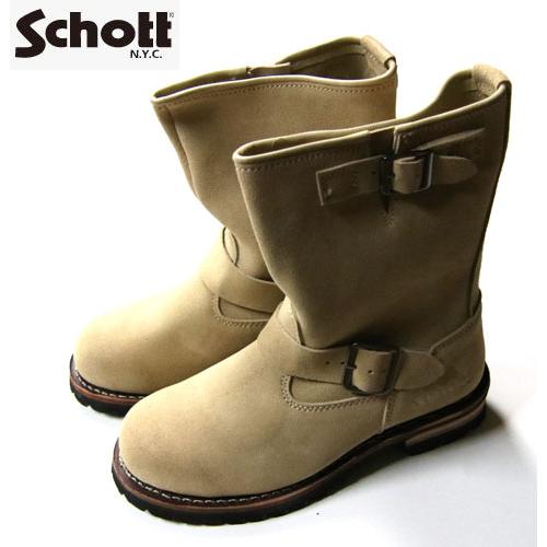 Schott N.Y.C（ショット） SCHOTT S23001 エンジニアブーツ スエード