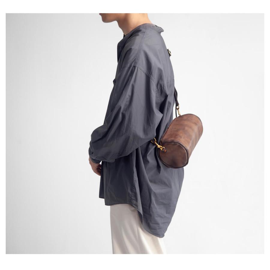 vasco（ヴァスコ） レザー オールド ドラムバッグ ショルダーバッグ