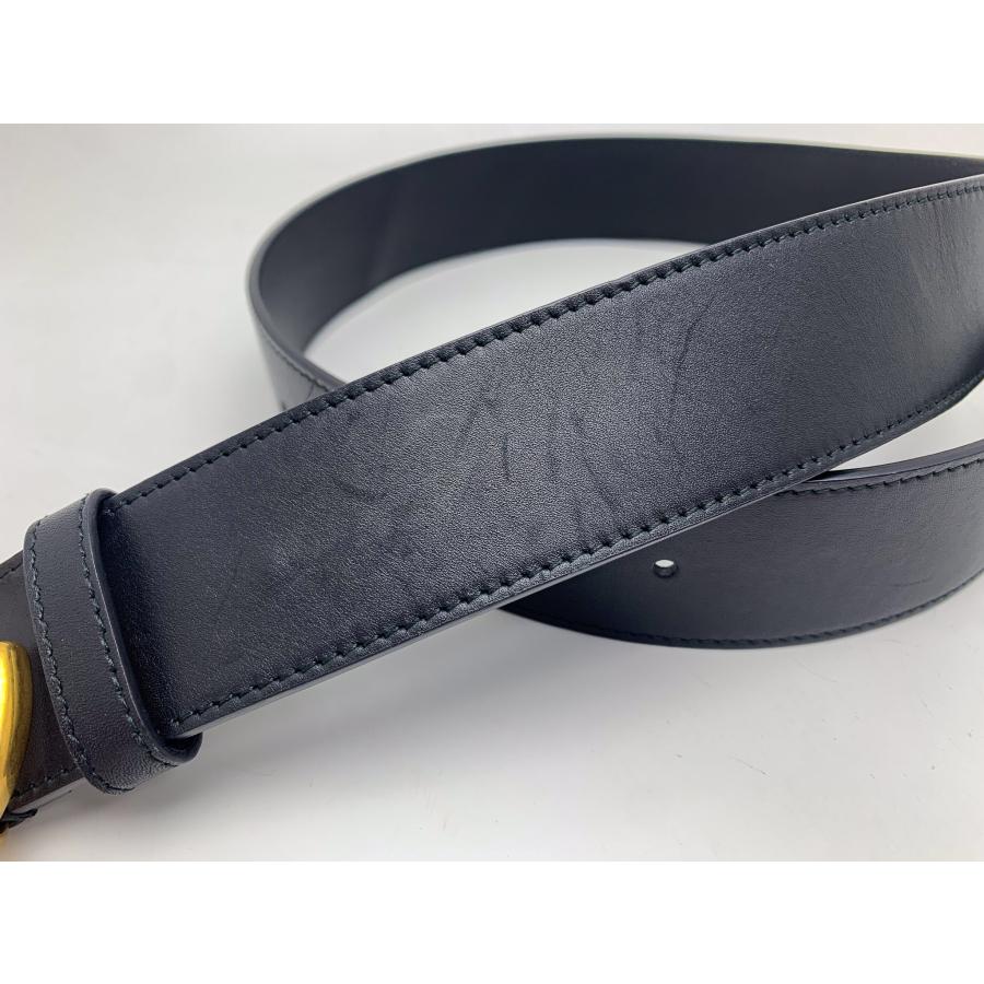 GUCCI グッチ GGマーモント ブラック 黒 ゴールド金具 レザー ダブルG