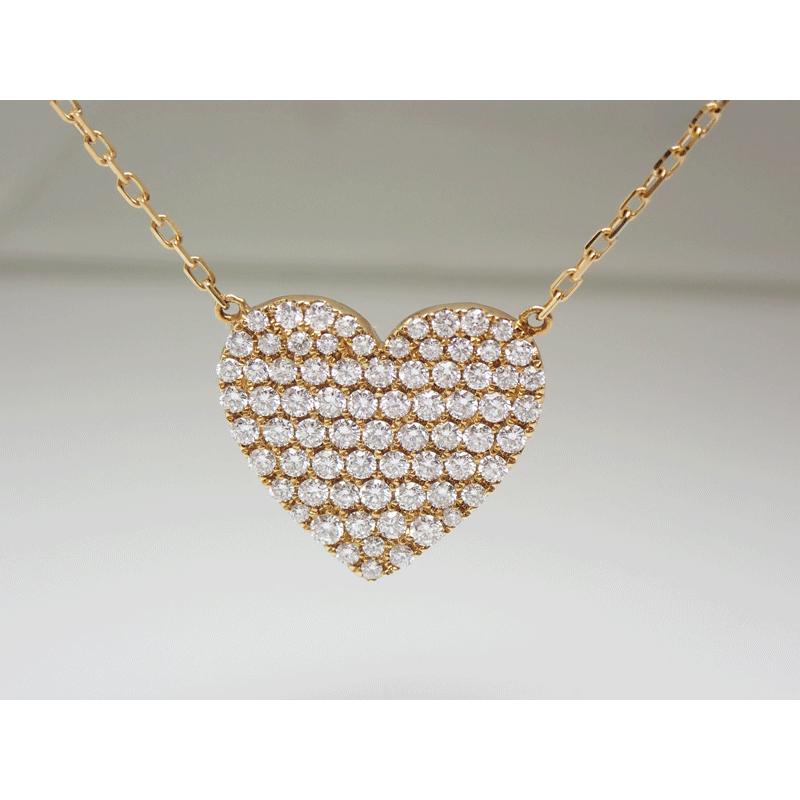 AHKAH アーカー ハートパヴェモアイアン ネックレス K18 VC0985010100