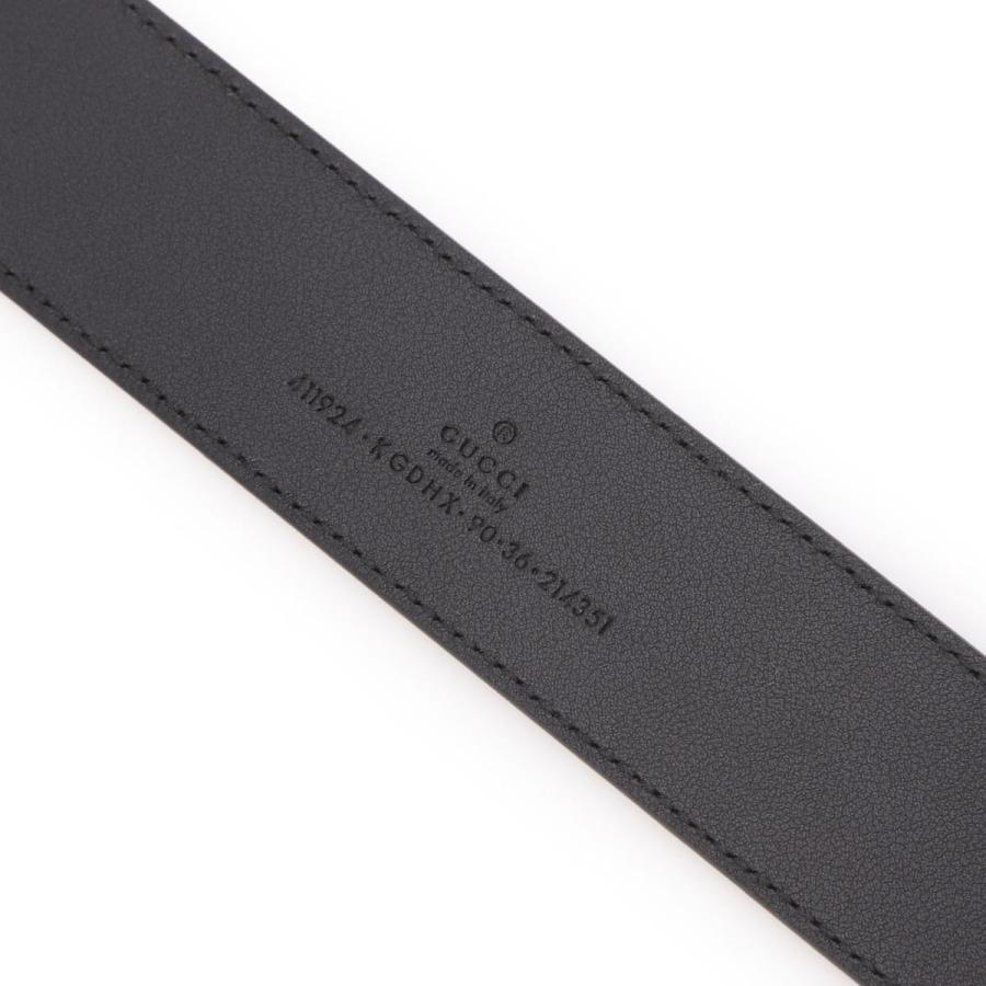 GUCCI（グッチ） ベルト GG SUPREME BELT ブラック メンズ 411924