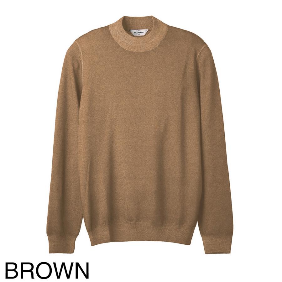 Gran Sasso（グランサッソ） モックネック ニット LUPPETTO M/L