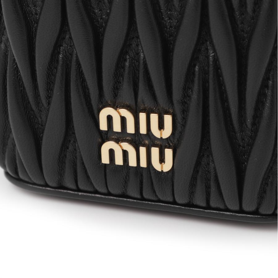 miu miu（ミュウミュウ） ショルダーバッグ ミニバッグ ブラック