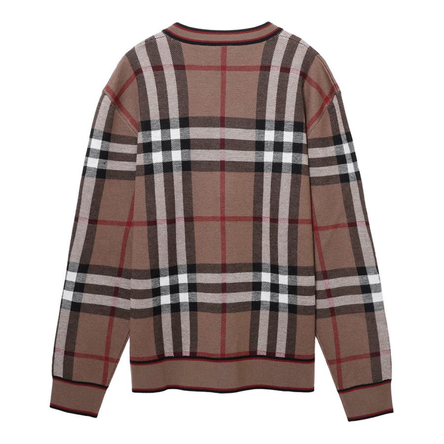 BURBERRY（バーバリー） クルーネックニット CHECK WOOL JACQUARD