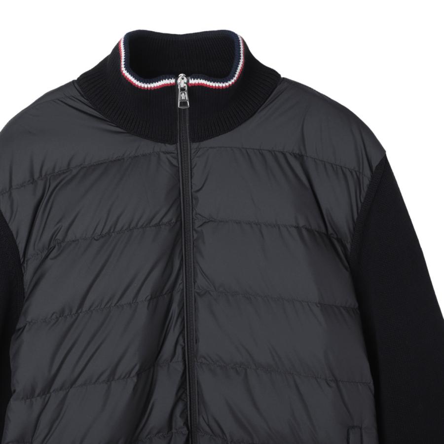 MONCLER（モンクレール） ダウン切り替え ジップアップ カーディガン
