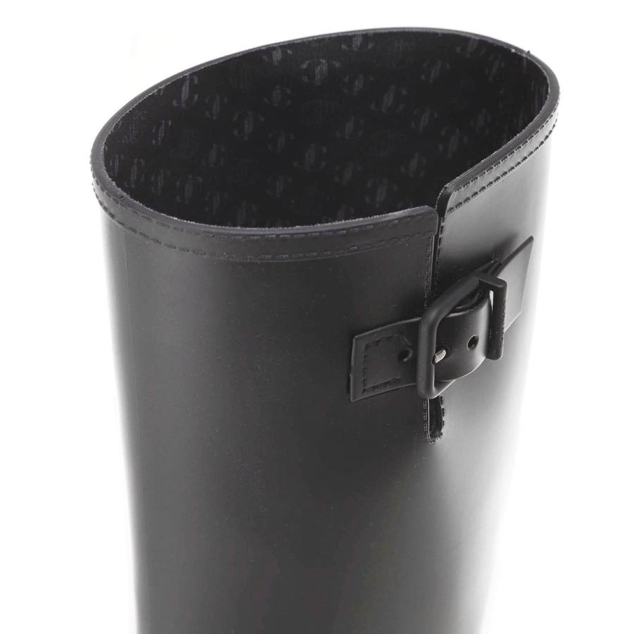 JIMMY CHOO（ジミーチュウ） レインブーツ YAEL FLAT TALL ブラック