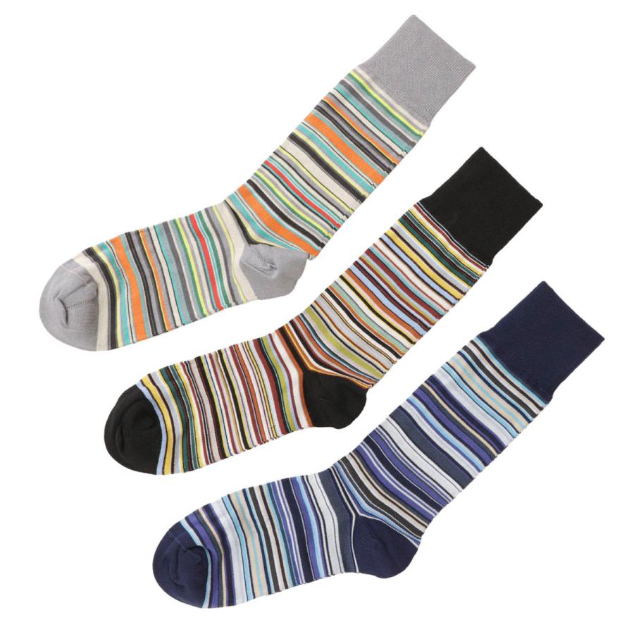 Paul Smith（ポール・スミス） 靴下 3足セット MEN SOCK 3 PACK