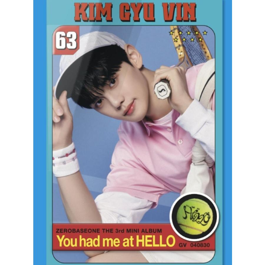 メンバー選択可] ZEROBASEONE 公式グッズ You had me at HELLO (ZEROSE