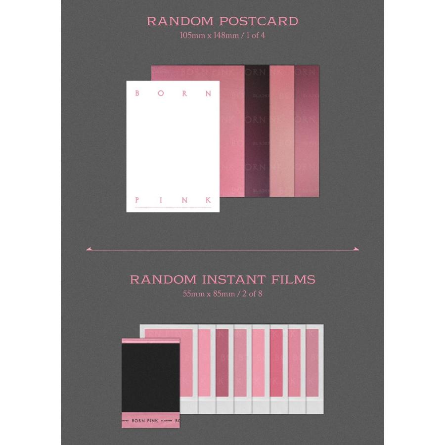 ポスター付き ] BLACK PINK 公式グッズ 2ND FULL ALBUM BORN (BOX SET