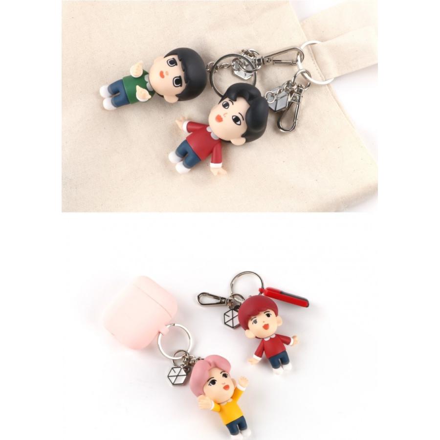 EXO 公式グッズ FIGURE KEY RING エクソ フィギュアキーリング 韓国 K